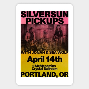 Silversun Pickups Riso Style Concert Poster Magnet